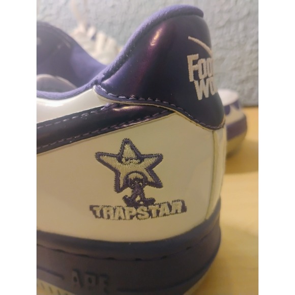 Rare 1off Limt Edition Bapes Sta Footwork Trapstar Streetwear Exclusive US 10.5 - Picture 5 of 14